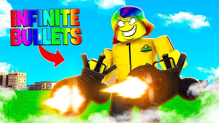 I bought an INFINITE BULLET GAMEPASS that let me TAKE OVER THE WORLD.. (Roblox)