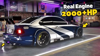 Need for Speed Heat - 2000HP BMW M3 E46 GTR LEGENDS EDITION Customization | Real Engine & Sound