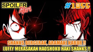 SPOILER OP1055❗SHANKS MEMULAI PERANG, ARAMAKI LANGSUNG KABUR❗LUFFY MERASAKAN KEBERADAAN SHANKS❗