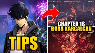 TIPS Mengalahkan Boss KARGALGAN Chapter 18! Cobain Cara Ini! | Solo Leveling: ARISE