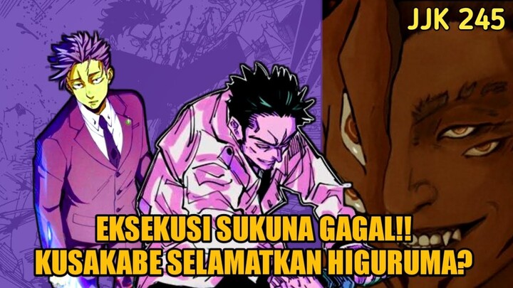 HUKUMAN MATI SUKUNA GAGAL!! NASIB HIGURUMA DI UJUNG TANDUK |  SPOILER JUJUTSU KAISEN CH 245