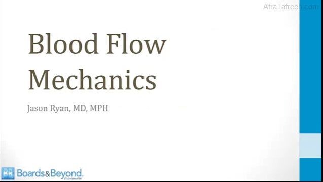 Cardiology - 1. Anatomy and Physiology - 4. Blood Flow Mechanics - Boards and Beyond BNB