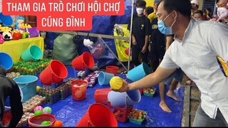 Cùng chung vui các trò chơi hội chợ lễ kỳ yên đình thần Bình Thủy