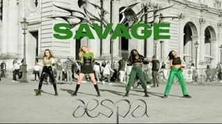 AI menari secara langsung di jalanan Paris mengikuti lagu comeback terbaru Zhaer, aespa~SAVAGE