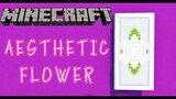 How to make an AESTHETIC FLOWER banner in Minecraft!