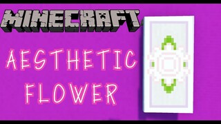 How to make an AESTHETIC FLOWER banner in Minecraft!