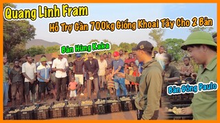 Quanglinhvlogs | Hỗ Trợ 700kg Giống Khoai Tây Cho Người Dân 2 Bản Từ Nguồn Giống Của Quang Linh Farm