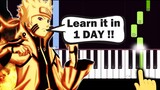 Naruto Shippuden Opening 16 - Silhouette - Piano tutorial