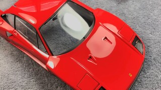 【Pekerjaan Skala OMG】Tamiya 1/24 Ferrari F40 menyelesaikan proses konstruksi