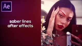 SABER LINES | after effects tutorial