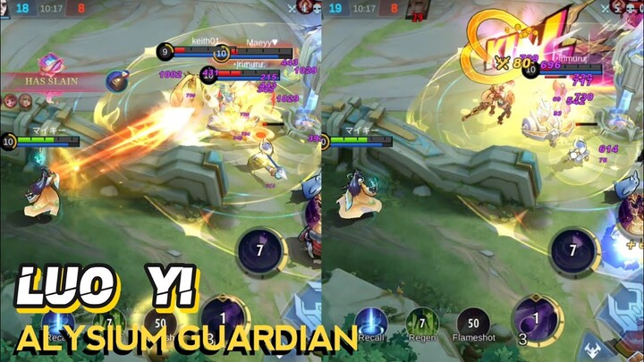 LUO YI ALYSIUM GUARDIAN COLLECTOR SKIN - MLBB