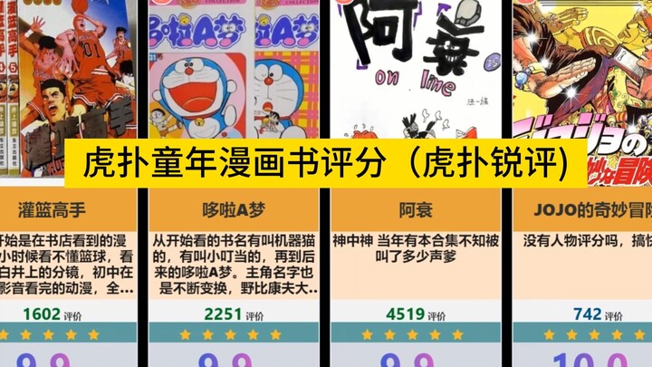 รายการจัดอันดับหนังสือการ์ตูนในวัยเด็ก Hupu รีวิว Hupu Rui