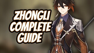 Updated Zhongli Shield Support & Burst Sub DPS Build & Guide | Genshin Impact