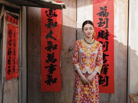 当拍摄不局限于环境，新娘要求在老家拍摄