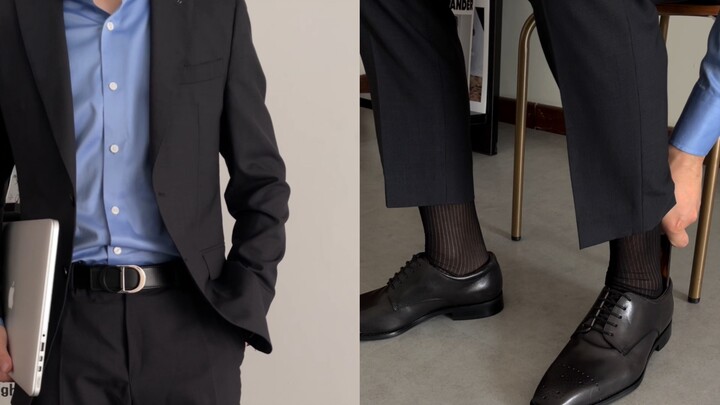 Mùa hè chắc chắn không thể mặc thế này, nhưng “kẻ cuồng suit” thì được