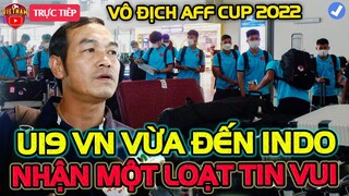 U19 Việt Nam Vừa Đến Indo Đá AFF Cup 2022, Một Loạt Tin Vui Cho BĐVN