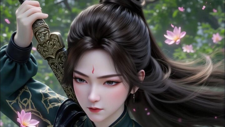 A female swordsman in the mortal cultivation story, the female guard of Wen Tianren's family