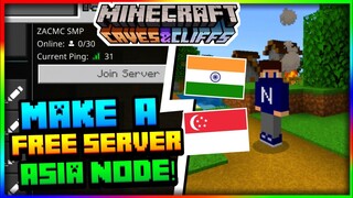 How To Make Your Own MCPE Server For FREE | Singapore Node And India Node Server Hosting 1.17+