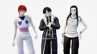 [MMD/DL] Hunter x Hunter Chrollo, Hisoka and Illumi