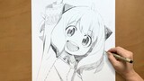 How to draw Anya Forger from Spy x Family | step by step | draw anime