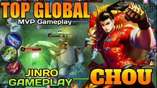 CHOU UNSTOPPABLE DAMAGE | TOP GLOBAL CHOU - CHOU GAMEPLAY IN MOBILE LEGENDS