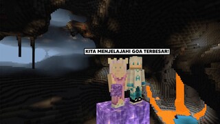 Aku & @AKUDAP Mencari Diamond Di Goa Terbesar! BANYAK ZOMBIE NYA! ADA KRISTAL JUGA!