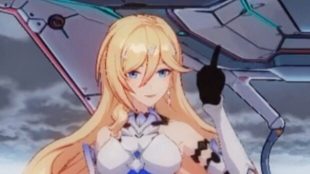 Interaksi sentuhan "Honkai Impact" "East Lauder". Dia sombong