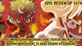 EPIC REVIEW OP 1074! GILA! HAOSHOKU HOKI LUFFY BISA MERUSAK BENDA! BATTLE ROYALE TERJADI DI EGGHEAD!