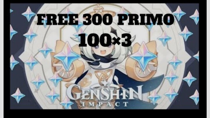Primogame GERATIS|300 primo game geratis |GAME Genshin impact