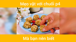 Cách thưởng thức chuối và yến mạch
