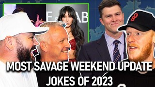 Most Savage Weekend Update Jokes of 2023 REACTION | OFFICE BLOKES REACT!!