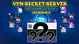 VPN NEW UNCROWDED SERVER REVEAL ( Classic Bot ) 100% Winrates 🥰 | Guys Attack !!! 🤣