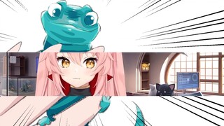 【ฮิอิโระ】เมื่อกิ้งก่าปีนขึ้นไปบนเตียงของแมวอายุแปดขวบ...