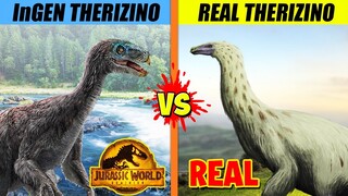 Therizinosaurus Fight: Jurassic World Dominion vs Real Life | SPORE