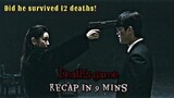 He was punished by god of death to die 12 times~ Death's game recap