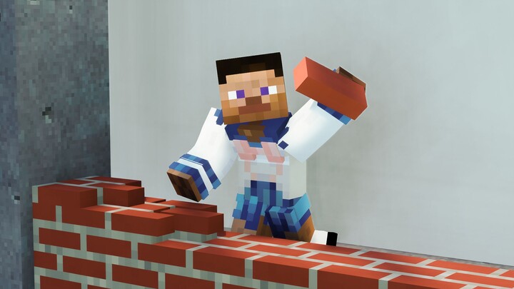 What is it like to work as a bricklayer in MC? ! !