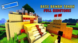 BANYAK RUANGAN! BASE BAWAH TANAH FULL REDSTONE! - Map Showcase Minecraft #32