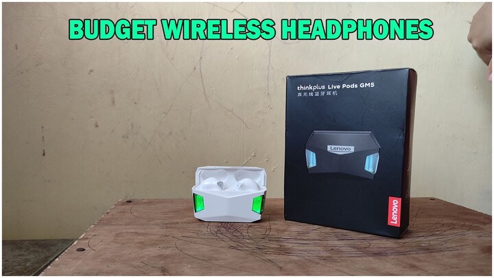 Lenovo GM5 Gaming True Wireless Earphone - UNBOXING!!