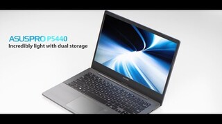 ASUSPRO P5440 | Unexpectedly light with dual storage