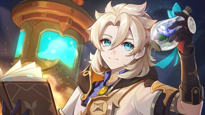 Genshin Impact INDO - Pembahasan Albedo Geo Five Star mengenai Artifact dan Skil + Gameplay