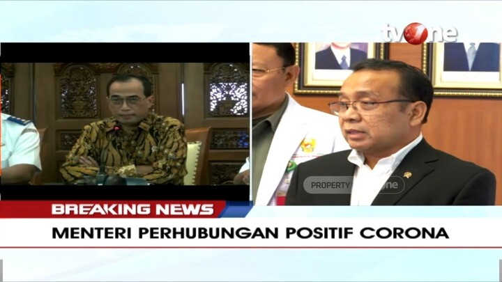 BREAKING NEWS! Menhub Budi Karya Sumadi Positif Corona | tvOne