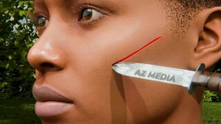 Mereka sengaja meninggalkan bekas luka di wajah mereka