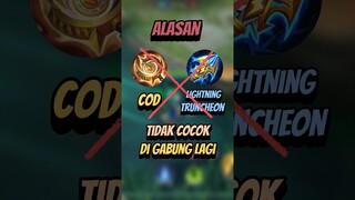 Alasan COD & LIGHTNING TRUNCHEON tidak cocok digabung #mlbb #mobilelegends #mlbbcreatorcamp