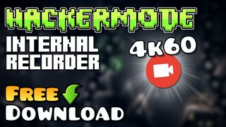 Internal Recorder! BEST FREE MOD MENU DOWNLOAD | GD Hackermode v33.0