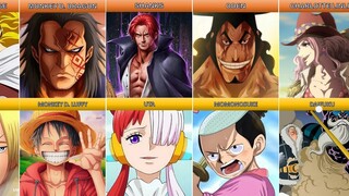 ONE PIECE Characters And Their Parents | Does Shanks have a daughter?