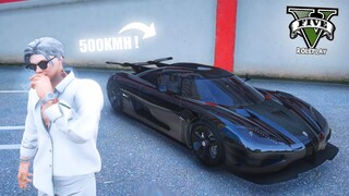 MOBIL AGERAONE TERKENCANG DI KOTA ! DUEL RACE VS REGERA ! GTA V