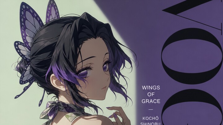 Sampul majalah mode × Kimetsu no Yaiba