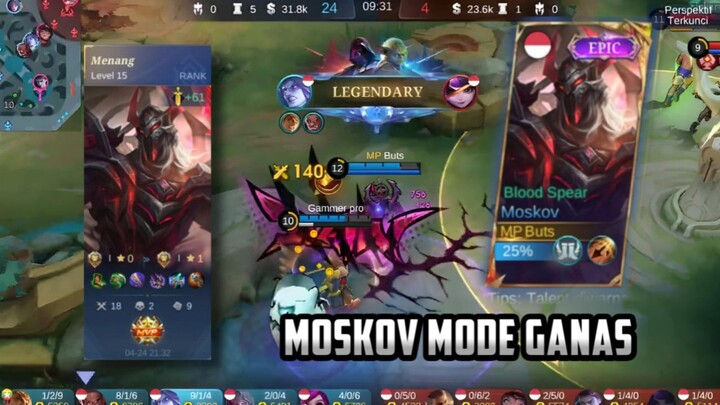 GEMPLAY MLBB...MOSKOV MODE GANAS🔥🔥🔥