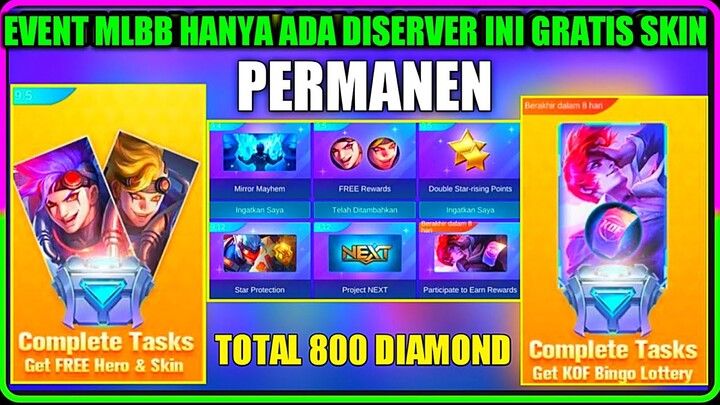 EVENT TERSEMBUNYI MOBILE LEGENDS TERBARU 🤫 MOONTON BAGI BAGI HERO & SKIN GRATIS DI SERVER INI !!