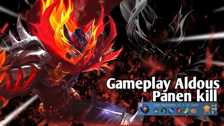 Gameplay Aldous Panen Kill make build ini!!!
